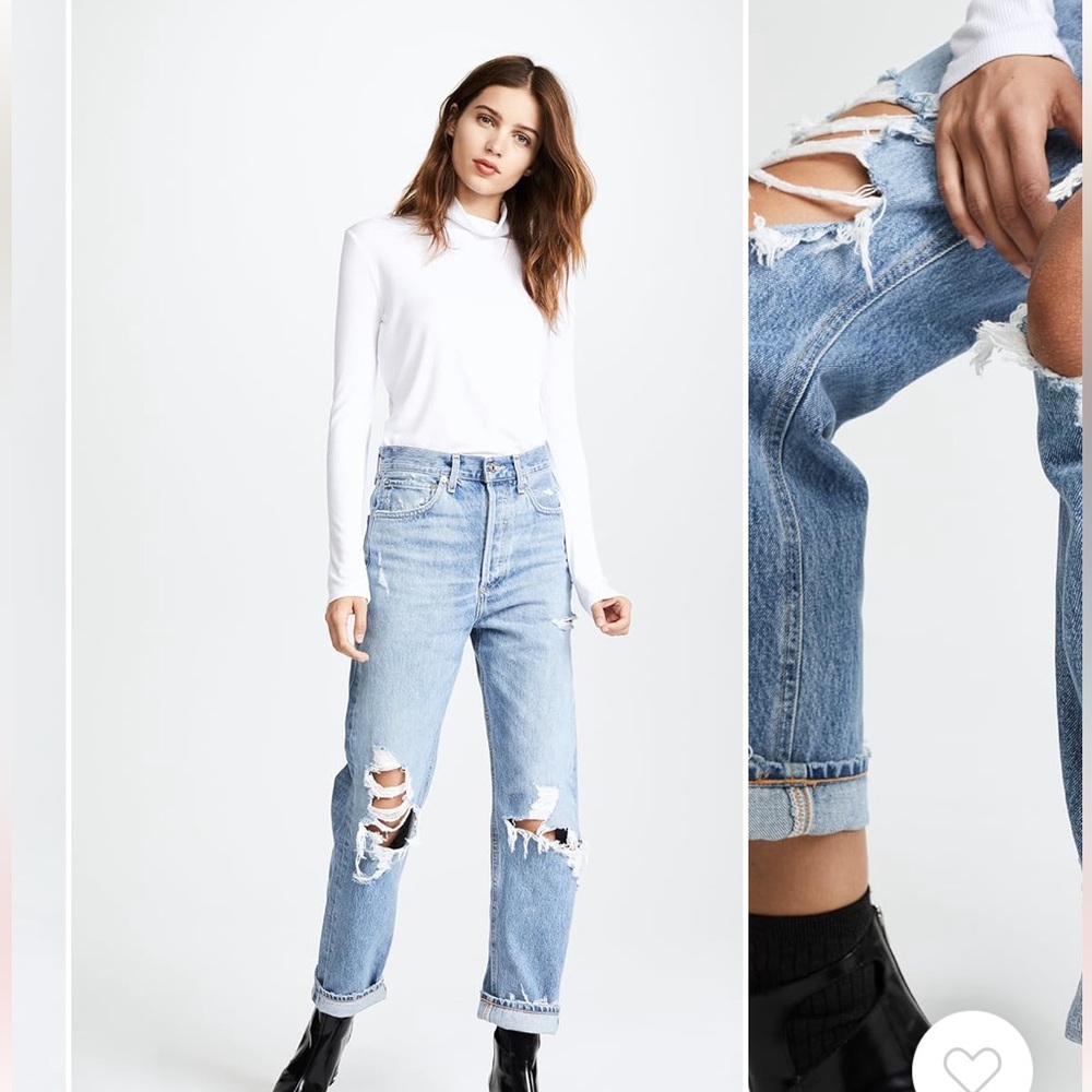 Agolde 90’s Mid Rise Straight Fit Jeans!